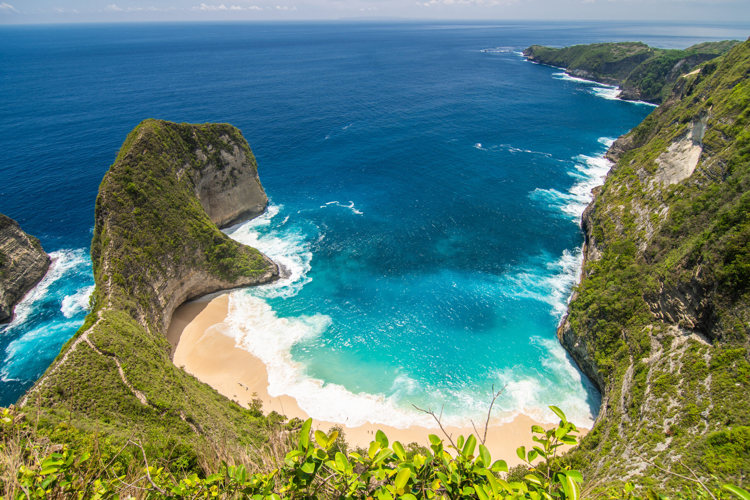 Kelingking beach at Nusa Penida island. Indonesia